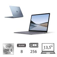 Surface laptop 3 i5-1035g7/8/256/13/w10p/2y silver